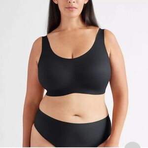 Knix Revolution Adjustable Seamless Bra Black XXXL